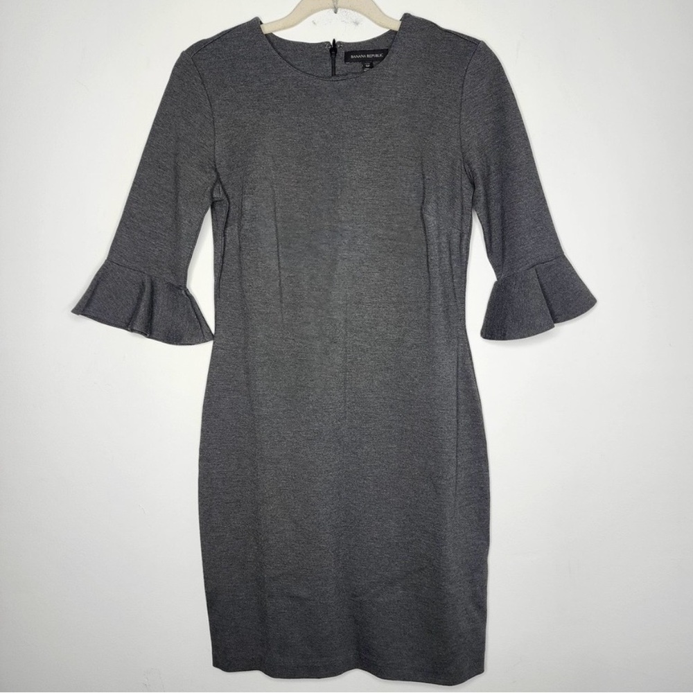 Gray J. Crew Bell Sleeve Shift Dreds